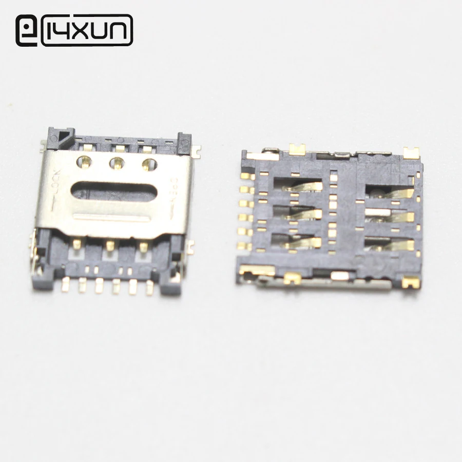 

2pcs 6Pin Clamshell NANO SIM jack for Micro Card Slot Connector for Phone