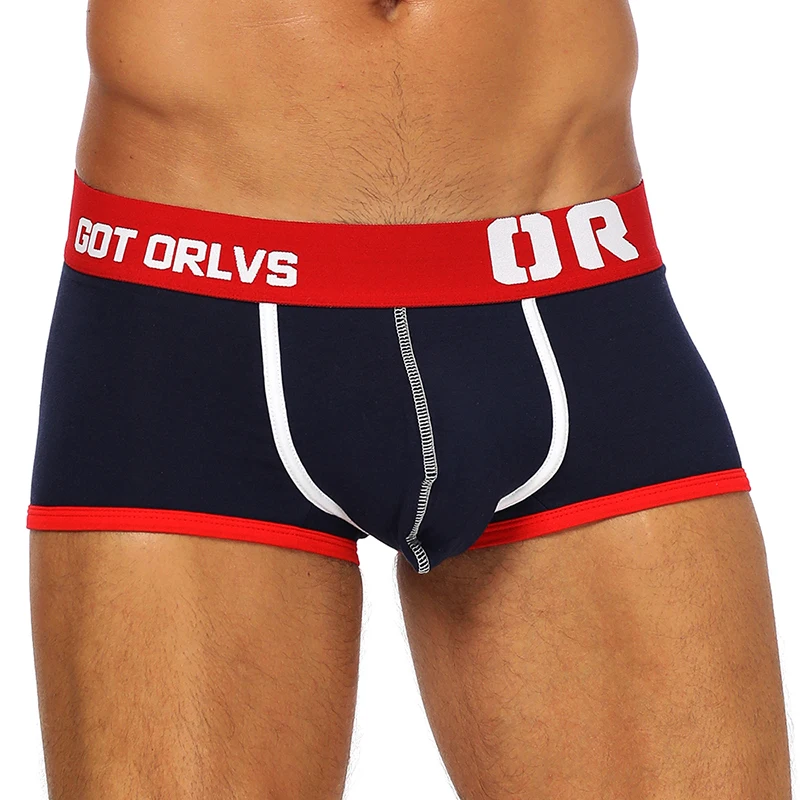 ORLVS сексуальные мужские трусы боксеры мужские s трусы боксеры Cuecas Boxershorts Мужское нижнее белье боксеры, плавки Homme подарки для мужчин OR150