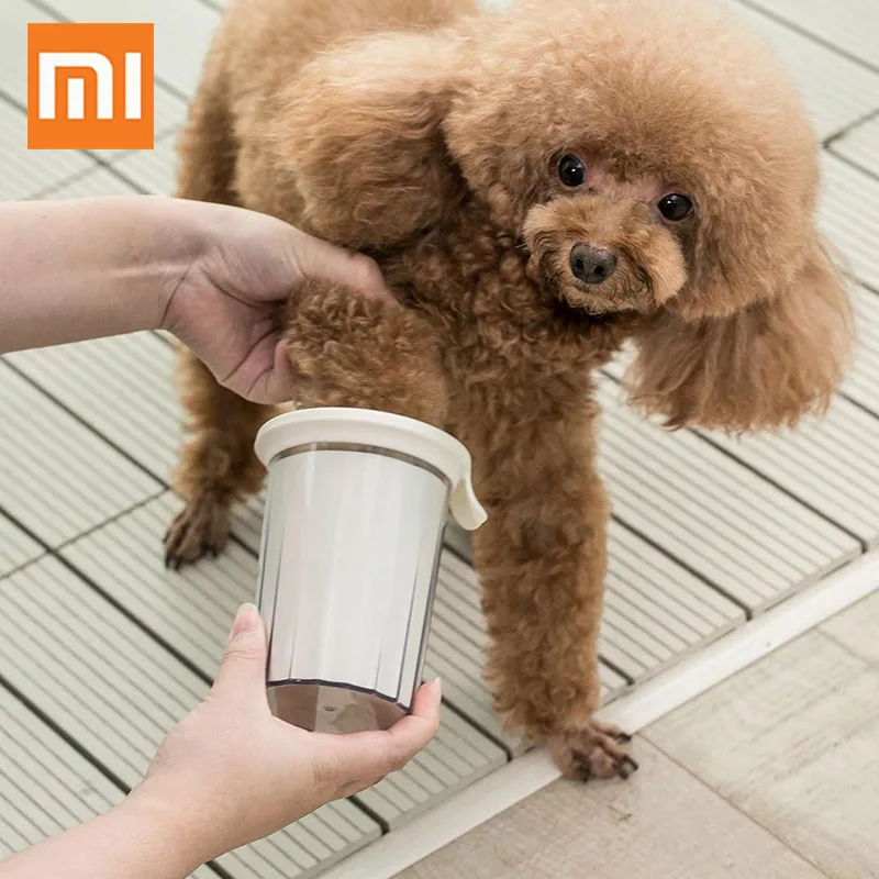 Xiaomi Pet Dogs Чистящая чашка для ног приспособление очистки лап Чашка мягкая