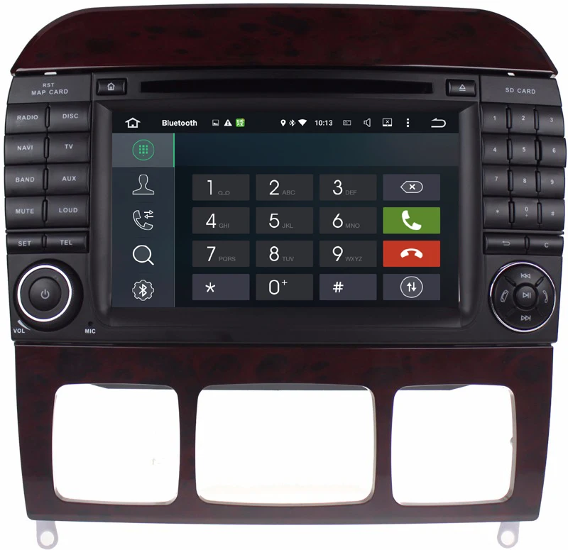 Excellent RK3188 Car Android 7.1.1 DVD GPS Player For Mercedes Benz S-Class W220 S300 S280 S400 S500 Radio Wifi DAB+BT 16G Map Mirror Link 4