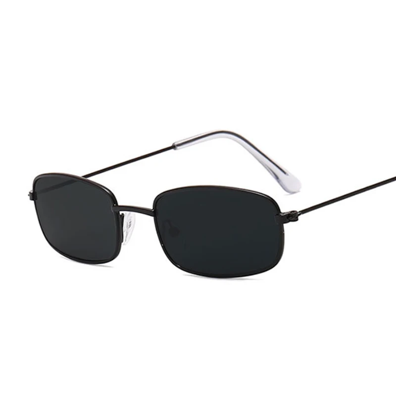 

Classic Rectangle Alloy Sunglasses Women Men Brand Designer Small Frame Sun Glasses Female Male Vintage Metal Oculos Feminino