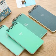 Милый зеленый время ноутбук дневник карманные портативный Блокнот канцелярские offce школьные принадлежности корейский papelaria