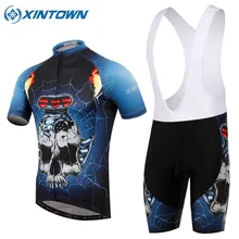 Скелет велосипедная одежда быстросохнущая MTB трикотажный комплект для велоспорта велосипедная одежда Cyle Roupa Ciclismo летние велосипедные наборы мужские