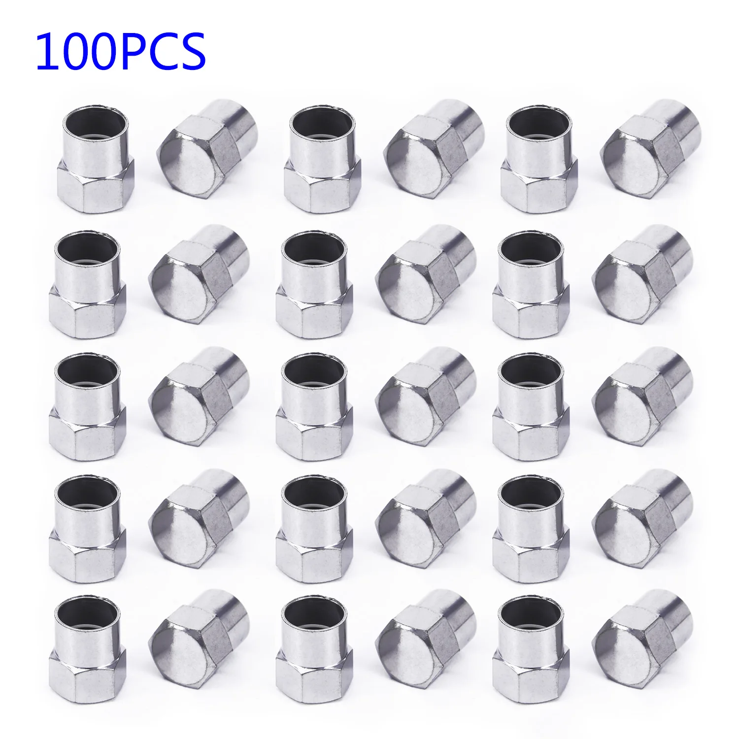 

100pcs Set Car Truck Auto Wheels Tire Valve Air Pressure Stem Cap Lid Dust Cove