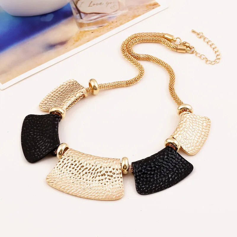 LZHLQ ожерелье модное эффектное ожерелье s& Подвески для женщин макси стимпанк геометрическое ожерелье колье Femme колье