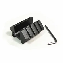 Аксессуары для охоты FIRECLUB, 4 боковых слота, Тактический Двойной, 45 градусов, смещение, 20 мм, крепление для прицела, Пикатинни для винтовки