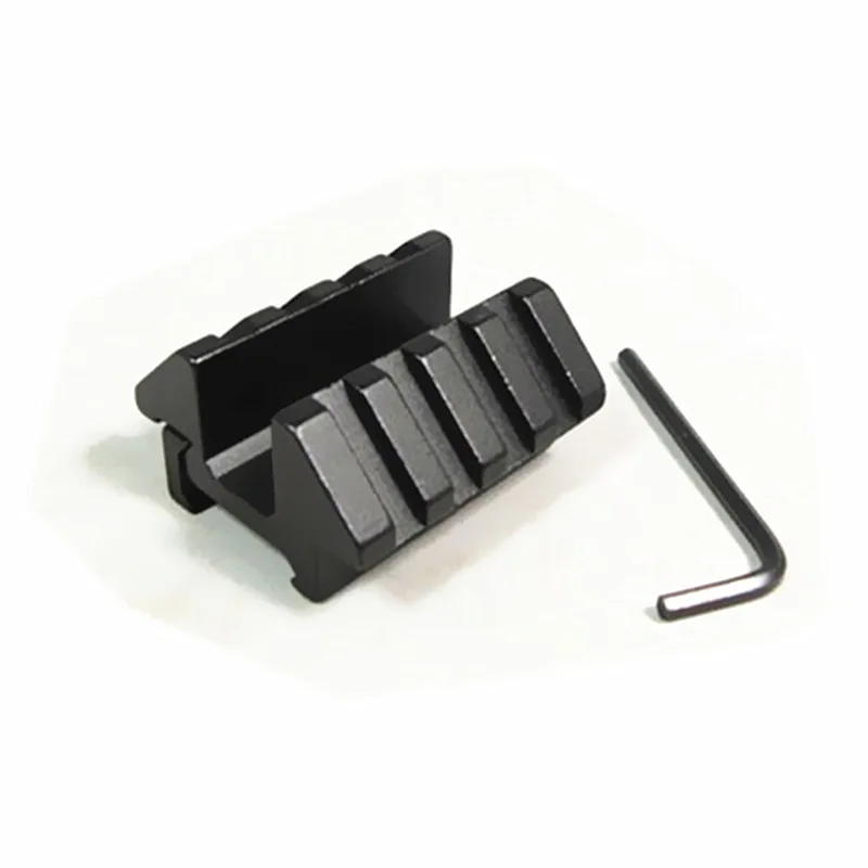

FIRECLUB Hunting Accessories 4 Side Slot Tactical Double 45 Degree Offset 20 mm Weaverer Scope Mount Picatinny Rail For Rifle