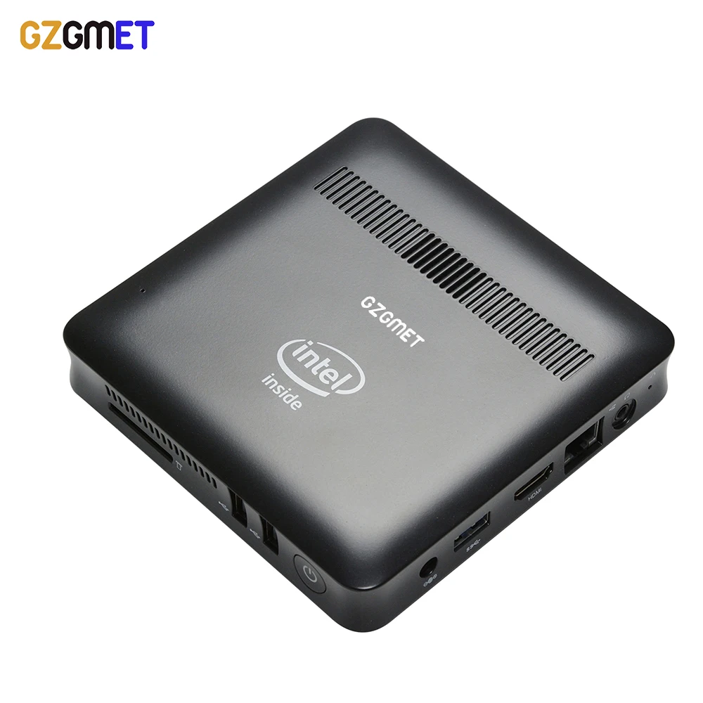 

GZGMET Windows 10 Intel Z8350 Quad Core 2G RAM HDMI WiFi Business Household Portable Pocket Desktop media Computer Mini PC