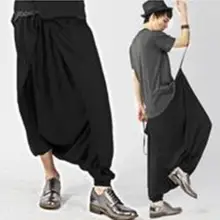 27-44 новая мужская одежда модный певец DJ персональный уличный супернизкий профиль шаровары брюки плюс размер костюмы