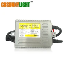 CNSUNNY светильник для автомобиля ксенон HID балласт 55 Вт Быстрый старт быстро яркие блоки на замену для Авто головной светильник ксенон светильник источник Стайлинг
