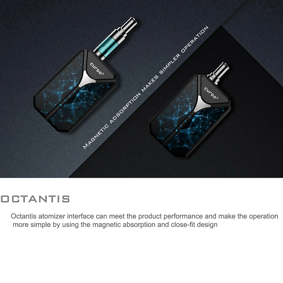 2019 new electronic cigarette original CURDO Polaris kit with Ceramic Core Warm up function vaporizador VS IJOY Captain PD270 (12)