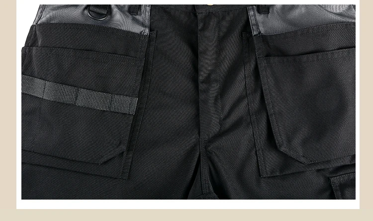 Men working pants multi-pockets wear-resistant worker mechanic cargo pants work wear trousers high quality machine repair pants  (19)