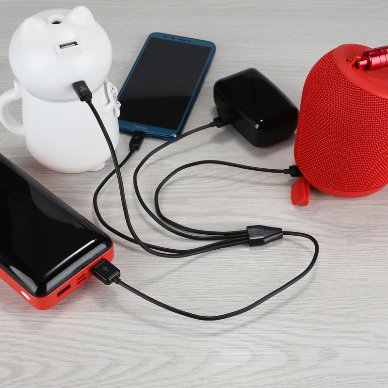 50 см 4 в 1 кабель зарядного устройства микро usb питания USB сразу|Кабели для