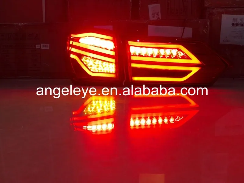 2014-2015 год для Toyota Corolla задние фонари светодиодные Фонарь красные, черные цвет yz