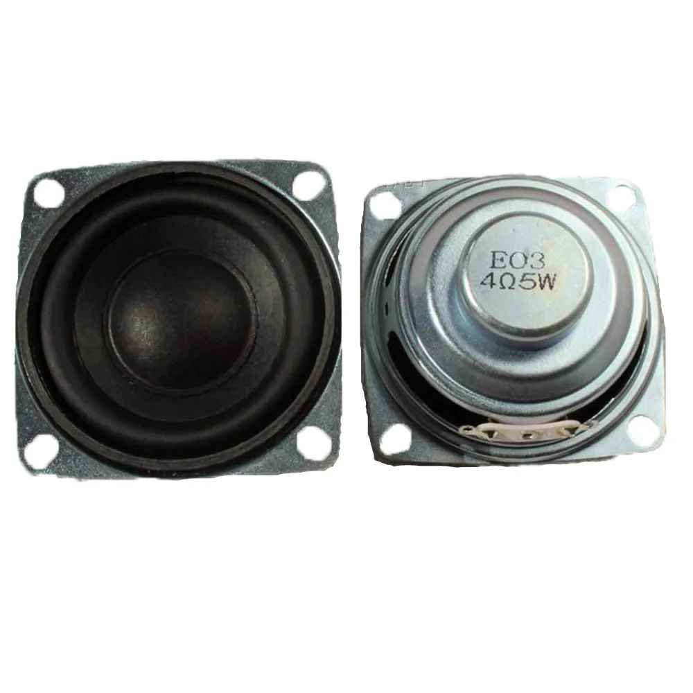 2pcs 45mm full-range speakers 4Ω 5W 4ohm NdFeB magnets loudspeaker PU edge