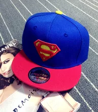 New High Quality Baby Boys Girls Snapback Hats Children Batman Superman Baseball Cap Kids Cartoon Hip Hop Hat For 3-10 Years Old