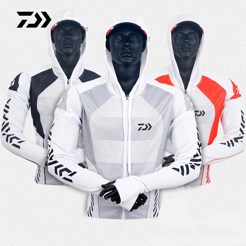 

Fishing Shirt Summer Sun Protection Face Neck Patchwork Outdoor Breathable Quick Dry Men Anti-uv Fishing Clothes
