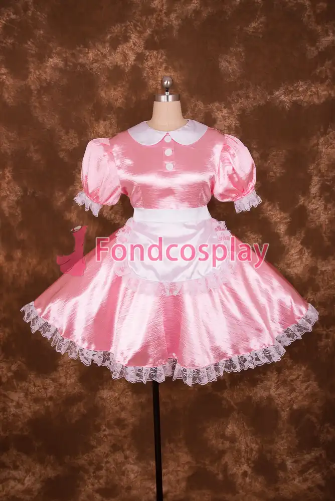 Lockable Satin Sissy Maid Wedding Dress Tailor Made [g1596] Aliexpress