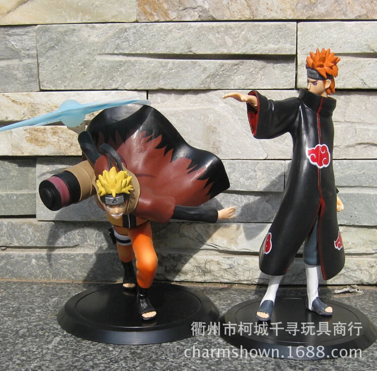 

2pc/set Naruto Naruto Uzumaki Naruto Pain Action Figures Anime PVC brinquedos Collection Figures toys for Christmas gifts