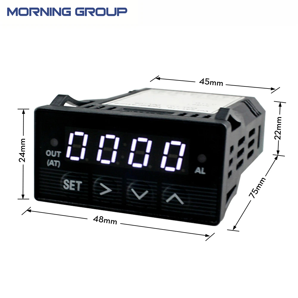 

XMT7100 Mini Panel Size 48*24mm Intelligent LED Digital Display PID Temperature Controller for Industrial Usage