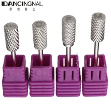 4 шт. Различные Многоразовые керамика и сплав для маникюра оборудование сверлильный станок Инструменты для маникюра и педикюра сверло для ногтей