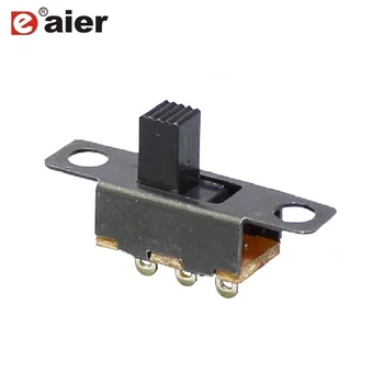 

1000PCS 50mA 12VDC 1P2T Slide Switch 5mm Height Black Slide Handle ON/ON SS-12F15 2 Positions Ways Metal Toggle Switches