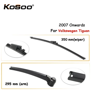 

KOSOO Auto Rear Car Wiper Blade For Volkswagen Tiguan,350mm 2007 Onwards Rear Window Windshield Wiper Blades Arm,Car Accessories