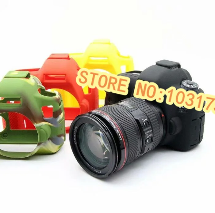 

New Soft Silicone Case Protective Bag Rubber for Canon 6D Cover Camera Cas