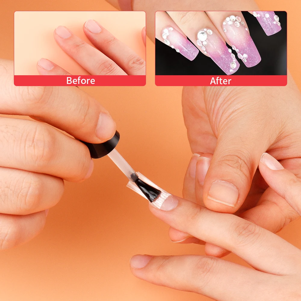 Новое поступление 1 м/2 м/5 м белый акриловый стекловолокно для ногтей инструмент для наращивания ногтей Высокое качество волокон для УФ геля DIY искусство ногтей спа простота использования