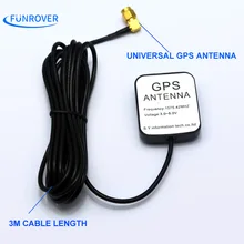 FUNROVER hot Super Signal Car GPS Active Antenna with Amplification Car DVD Navigation GPS Antenna SMA Interface quality