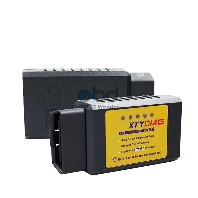 XTYDIAG ELM327 wifi OBDII интерфейс ELM 327 WI FI V1.5 PIC18F25K80 чип Автомобильный Диагностический Сканер Поддержка всех OBD2 протоколов