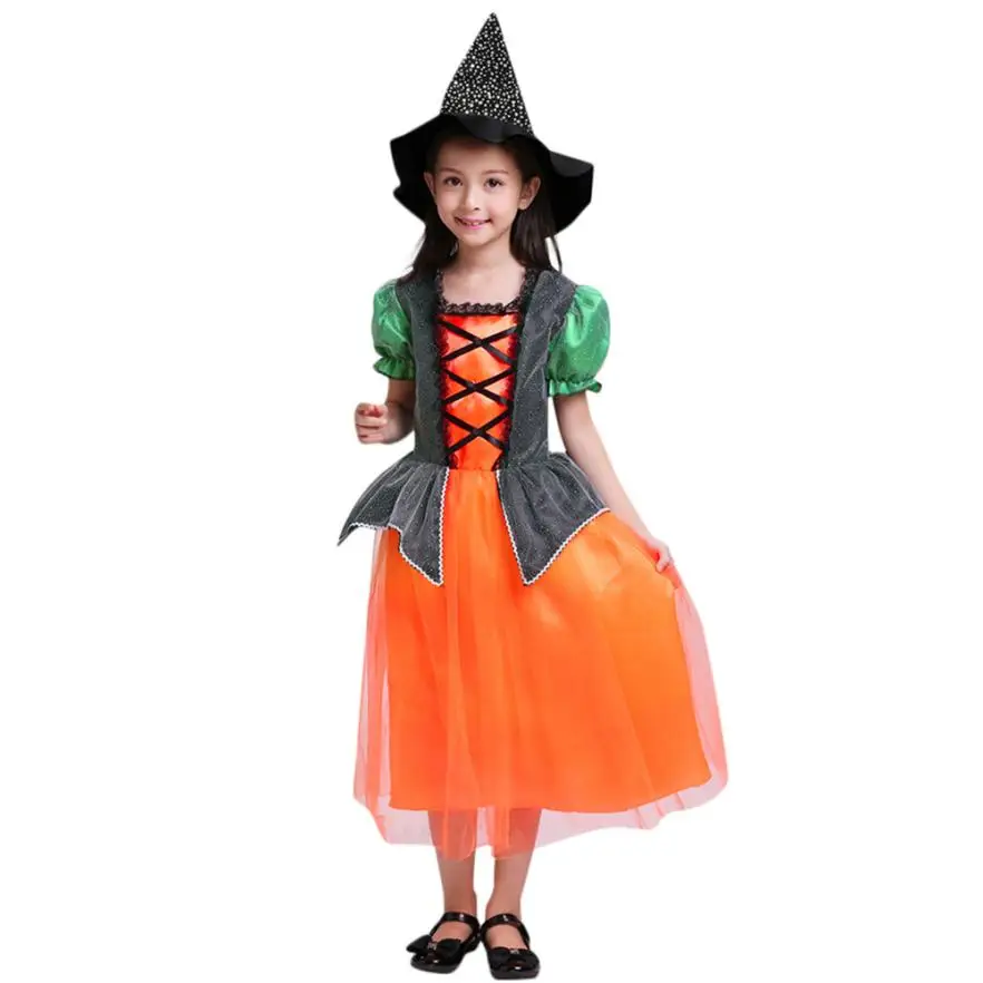 Arloneet Toddler Kids halloween costume Baby Girls Halloween Clothes Dress Party Dresses+Hat+Bag Outfits l0730 Arloneet Toddler Kids halloween costume Baby Girls Halloween Clothes Dress Party Dresses+Hat+Bag Outfits l0730