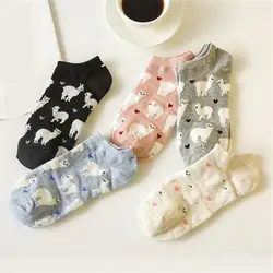 Корейская версия высокого качества женские носки-башмачки с героями мультфильмов женские забавные хлопковые мягкие удобные короткие
