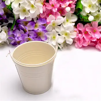 

Mini Metal Bucket Candy Box Buckets Wedding Party Souvenirs Gift Pails Tinplate Chocolate Box Flower Pot