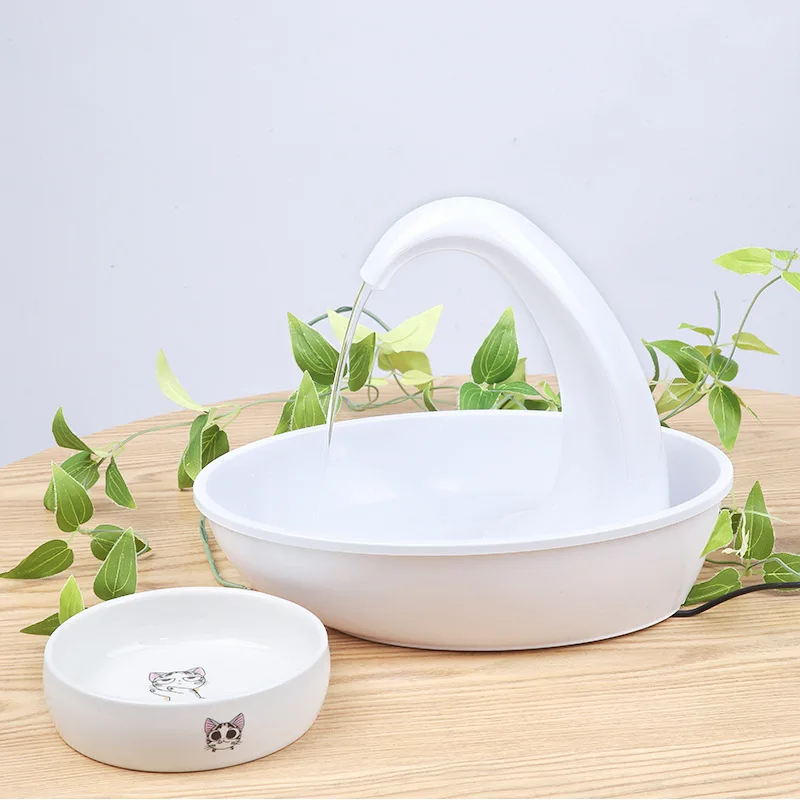 

Swan pet automatic drinking fountain water automatic circulation healthy open plastic water storage device