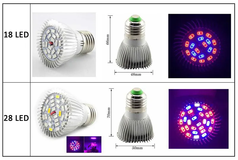 Полный спектр ламп, светильник для выращивания растений, светодиодный 120 светодиодный 78 светодиодный 40 светодиодный гидропонный светильник, комнатный цветок, теплица, лампа для выращивания, E27