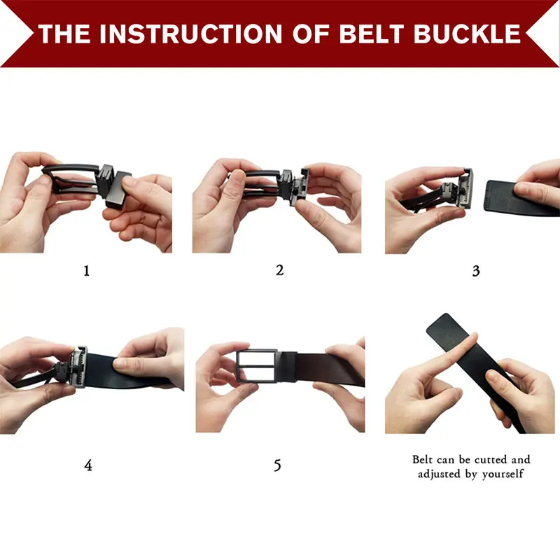 Maikun Belts for Men Luxury Reversible Pin Buckle Male Belt Fashion Men Genuine Leather Belts For Jeans