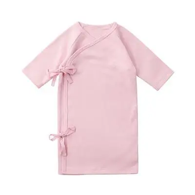Официальный магазин Orangmom безопасная Пижама для новорожденных хлопковая Ночная рубашка Пижама для новорожденных - Цвет: pink