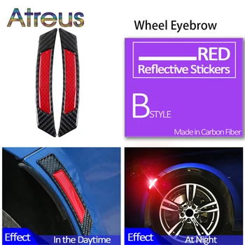 

Carbon Fiber Car Reflective Strip Protective Sticker For Suzuki Swift Volkswagen Passat B5 B6 Tiguan Jetta Skoda Octavia 2 A7 A5