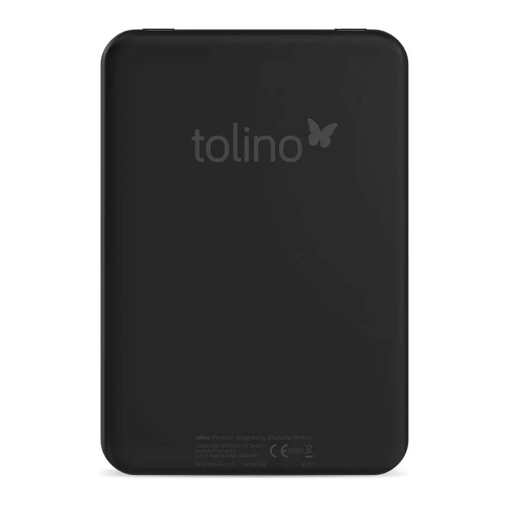Tolino Shine2 HD 300ppi e-Book Reader WiFi e-ink 6 inch with light Touch Screen 1024x1448 retina Carta2 screen Reader