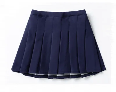 Юбки принцессы для маленьких девочек г., школьные юбки для девочек Милая плиссированная юбка детская одежда для подростков, Детские теннисные юбки возраст от 3 до 14 лет - Цвет: blue