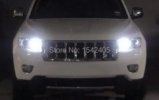

For Jeep Grand Cherokee 2011 2012 with HID headlights Excellent Xenon White Reflector 3157 LED Bulbs Daytime DRL Light led light