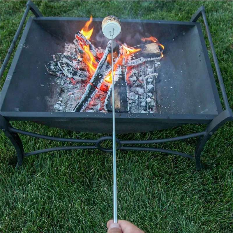 Camping Campfire Camping Campfire Fire Pit Accessories Hot Dog Telescoping Roasting Fork Sticks Skewers Bbq Forks Random Color Bbq Fork Roasting Forksskewers Bbq Aliexpress