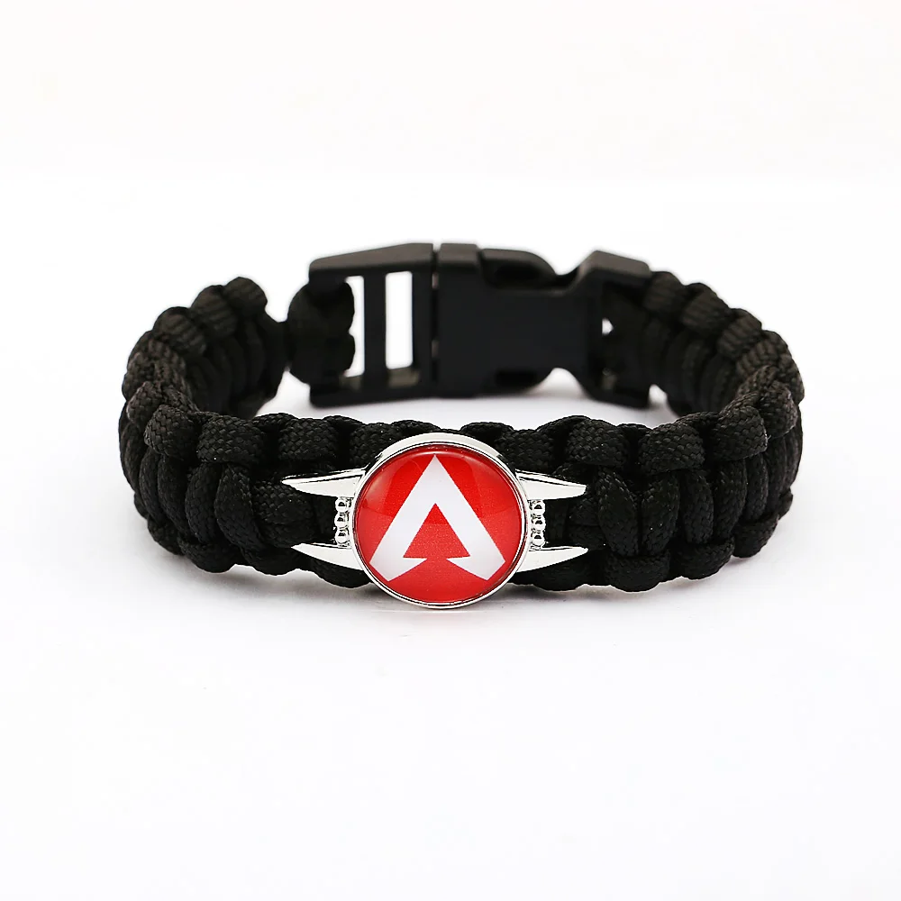 

Game Apex Legends Bracelet For Men Black Rope Chain Charm Bracelet Homme Wristband Friends Gift pulsera hombre New Jewelry