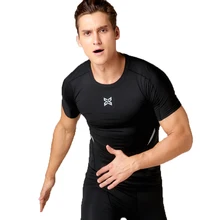 sports gym fitness clothes male quick dry clothing short sleeved running clothing summer training compression t shirt