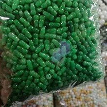 100 шт ювелирные изделия зеленая Тыква нефритовый бисер DIY ювелирные аксессуары в виде бусин Лотос нефритовый браслет