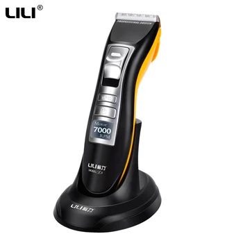 

LILI Top Cat Dog Hair Clipper Professional Rechargeable Grooming Shaver Smart LCD Speed Control Pet Dog Hair Trimmer for Haircut