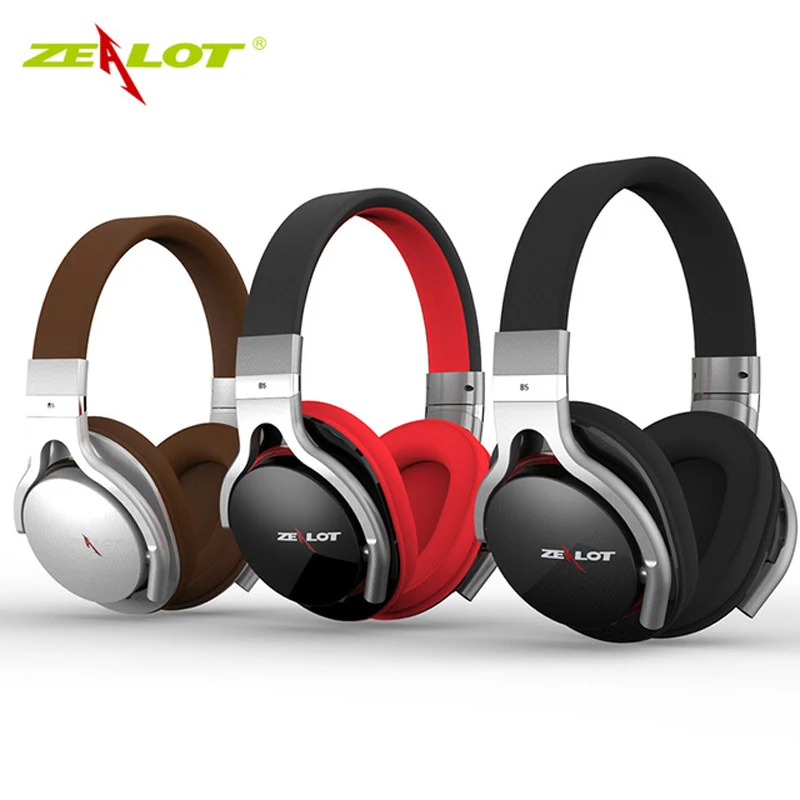 ZEALOT B5 Bluetooth4.0 Stereo Earphone Headphones with Mic Wireless Headset Over Ear Headphone with Micro-SD Slot for phones PC ZEALOT B5 Bluetooth4.0 Stereo Earphone Headphones with Mic Wireless Headset Over Ear Headphone with Micro-SD Slot for phones PC