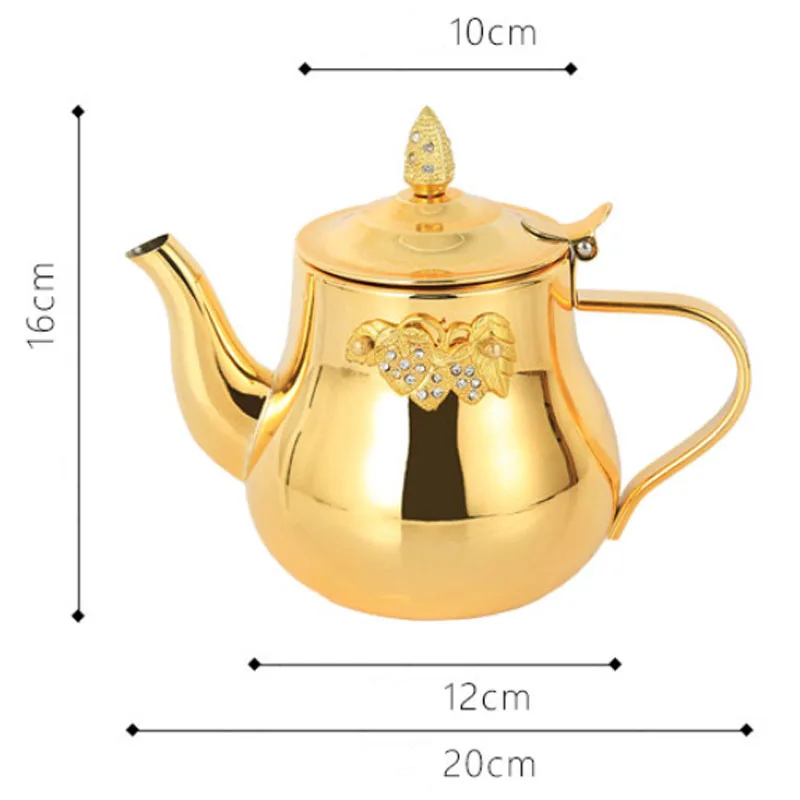 0.9л заварочный чайник из нержавеющей стали, домашний чайник для ...