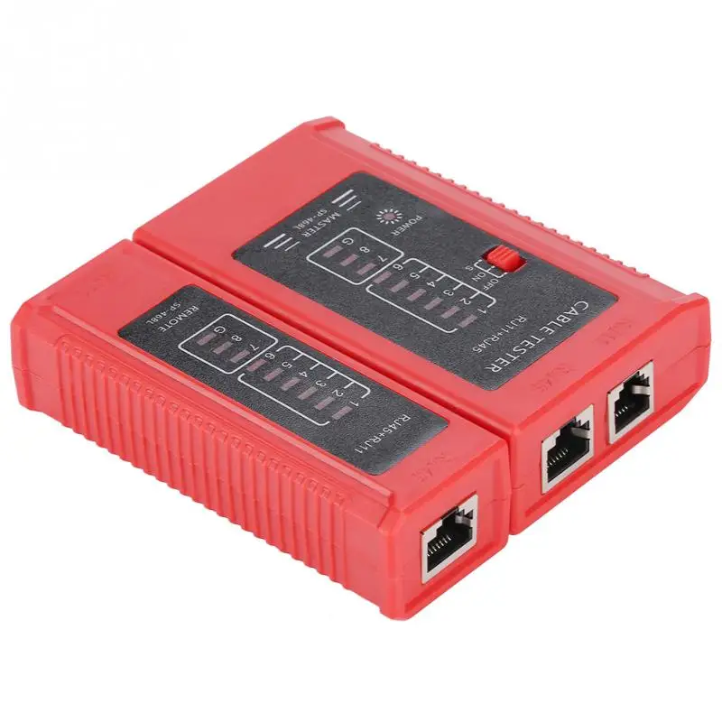 Wire Lead Testing Tool WZ-468 RJ45 and RJ11 Network Cable Tester Ethernet LAN Test Measuring Tools |